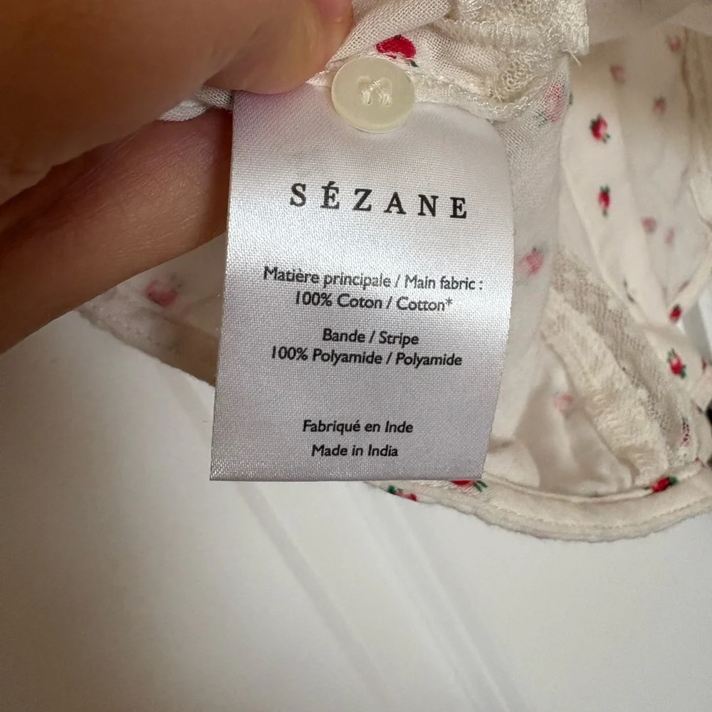 Sezane Short Sleeve Blouse - Picture 7 of 8